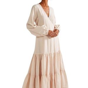 Matin Long Sleeve Wrap Dress